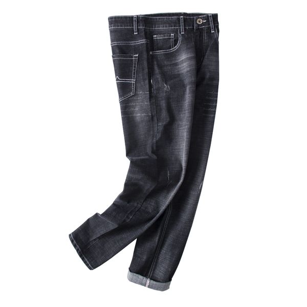 

biker jeans men's distressed stretch ripped biker jeans men hip hop slim fit holes punk denim cotton pants, Blue