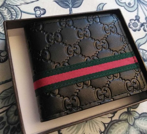 

Men de igner bifold money pur e leather wallet with coin male pur e cartera