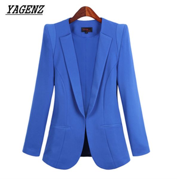 

women blazers jackets black spring autumn all-match slim business suit large size casual candy color women blazer suit coat 5xl, White;black