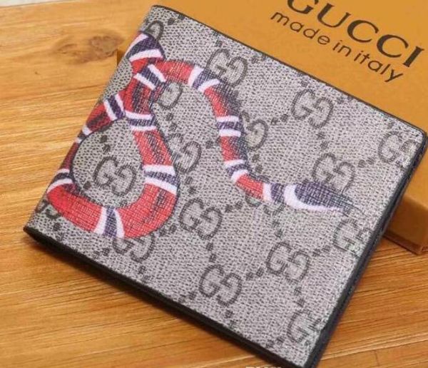 

2018 роскошные классические печати шаблон мужчины и женщины короткие бумажник моды бесплатная доставка