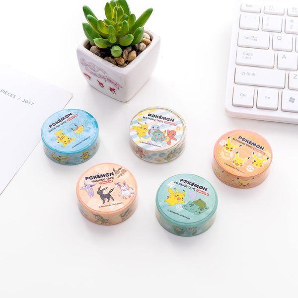 

1 pcs/lot cartoon washi tape diy japanese paper decorative adhesive tape/masking tape stickers 2016