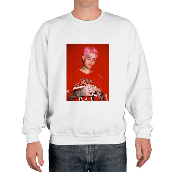 

lil peep hooded mens hoodies and sweatshirts oversized for autumn with hip hop winter hoodies men brand, Black
