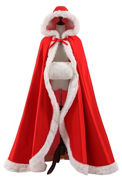 

2019 зима свадебный мыс искусственный мех рождественские плащи куртки для свадьбы свадебные обертывания для свадебные платья развертки поезд, White