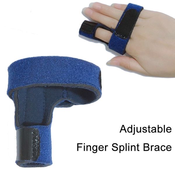 

adjustable finger splint support brace soft breathable 5 finger adaptable pain relief sprain dislocation protection outdoor