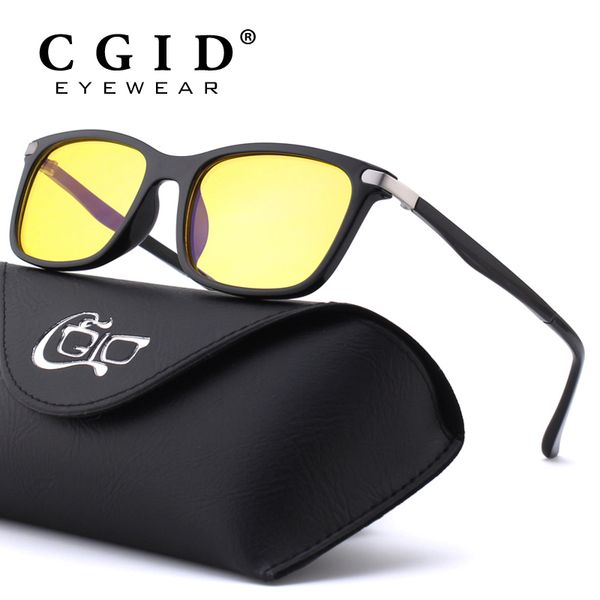 

cgid tr90 компьютерные очки анти синий свет излучения оптические очки печати прямоугольник глаз pc кадров мужчины женщины cy46, Silver