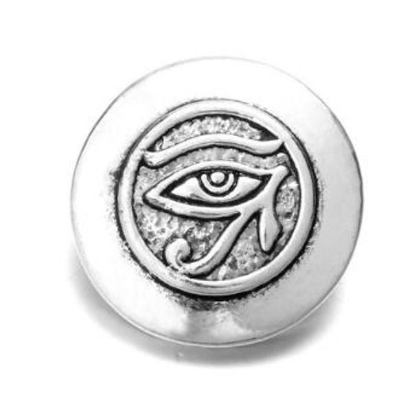 

new style 20pcs/lot diy retro awesome 18mm noosa charm snap button eyes jewelry snap charm jewelry accessories fit bracelet, Bronze;silver