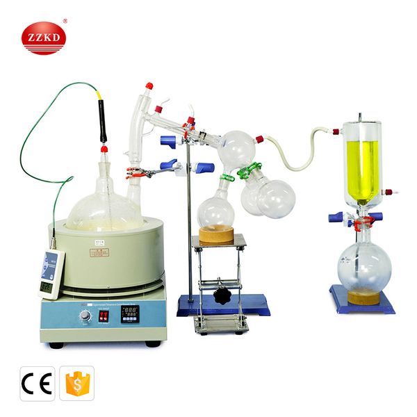 

zzkd u.s.overseas warehouse 5l lab supplies suitable for enrichment crystallization drying separation short path distillation equipment