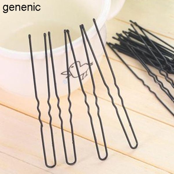 

summer hairpins lot 50pcs hair waved u-shaped bobby pin barrette salon grip clip