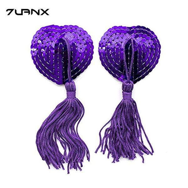 

new product toys women lingerie sequin tassel breast bra nipple cover pasties stickers petals clothing accessories, Black;white