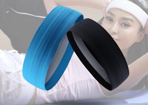 Absorvedor de Silicone slip Esporte Headband Sweatband Para Mulheres Dos Homens Faixas de Cabelo Yoga Faixas de Suor Correndo Aptidão Workout Sports Safety