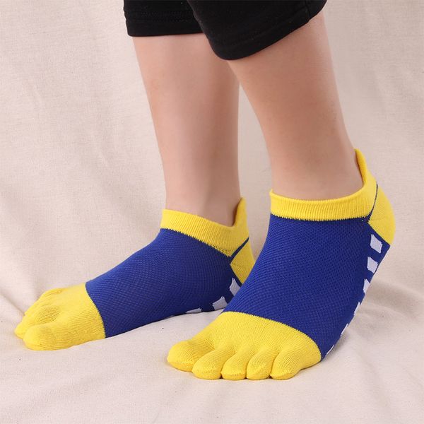 

5 pairs men's cotton toe sock five finger socks breathable casual ankle socks, Black