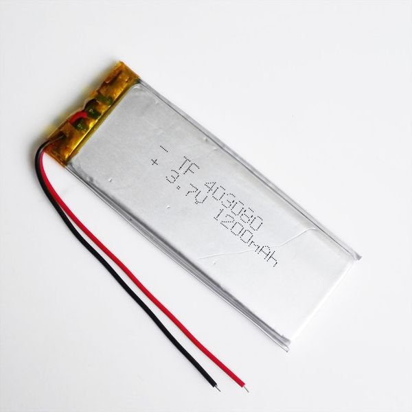 

Модель 403080 3.7 V 1200mAh Li-Po аккумуляторная батарея литий-полимерные элементы для Mp3 DVD P