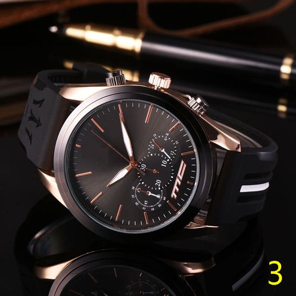 

мода мужские спортивные наручные часы top brand мазерати каучуковый ремешок кварцевые часы время подарков wacth relojes hombre орлож orologi, Slivery;brown