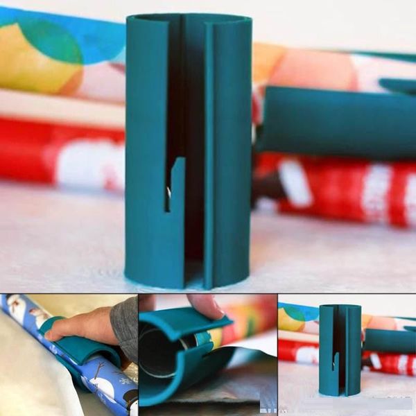 

Christmas Little ELF Sliding Wrapping Paper Cutter-Clearance Wrapping Paper Cutting Tools Making Cuts in Seconds for gift package