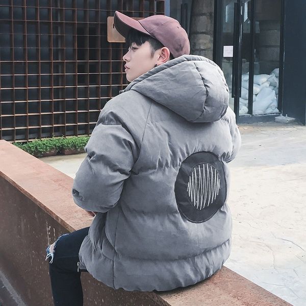 

devolove new fashion winter jacket men warm parka for men solid thick jackets and coats winter parkas snow wear clothes ca0215, Black