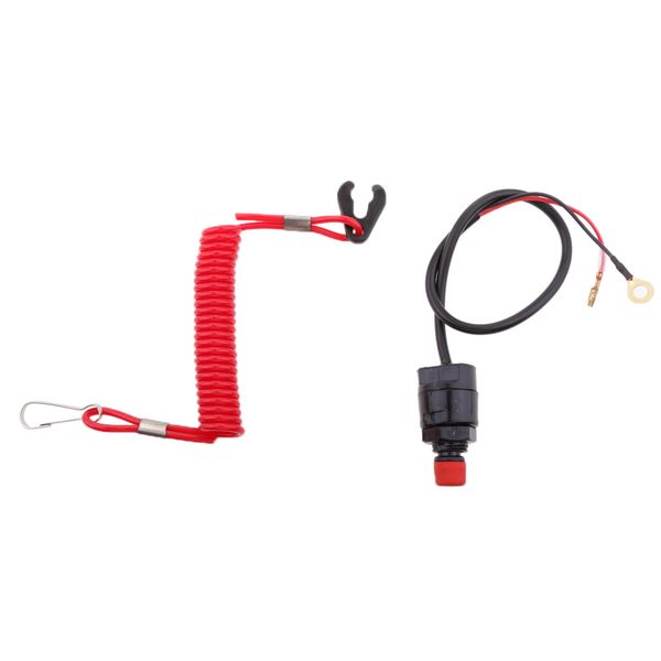 

durable scooter atv boat outboard engine kill sswitch with tether cord lanyardfor racing boat quad pit dirt atv bike access