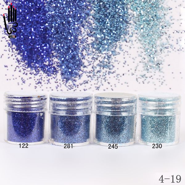 

1 jar/box 10ml nail fashion 4 dark navy blue nail glitter fine powder for gel art decoration optional 300 colors 4-19, Silver;gold