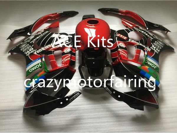 

комплект обтекателя мотоцикла для honda cbr600f3 95 96 cbr600 f3 cbr 600f3 1995 1996 комплект abs красный горячий черный обтекатель + 3 пода