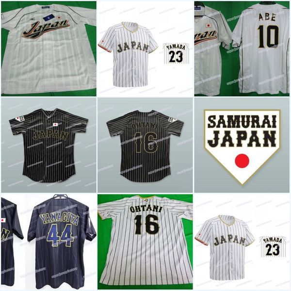 

16 Ohtani Men Japan 2017 World Baseball Jersey 4 Kikuchi 18 Mizuno 6 Sakamoto 23 Yamada 44 Yanagita 90 Kokubo 10 Abe Baseball Jerseys