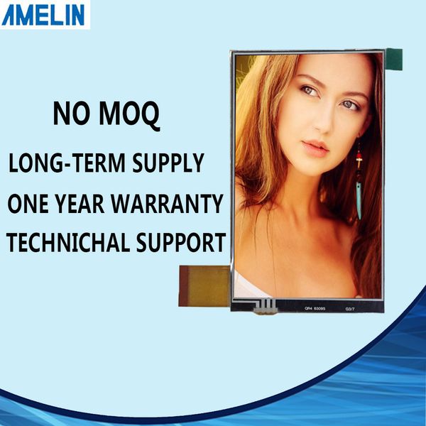 

4 inch 480*800 tft lcd module display with rgb interface screen with resistive touch panel from shenzhen amelin manufacture