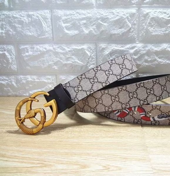 

AA high-quality new 2018 men's belt luxury needle buckle real belt men's famous brand men's belt women's waist free delivery