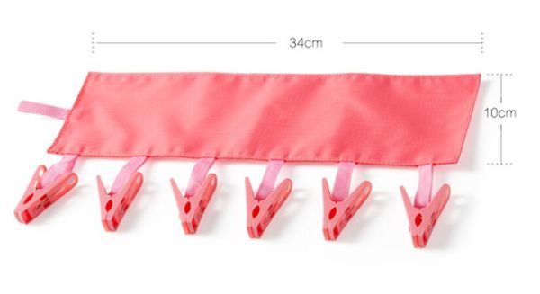 

новый многофункциональный портативный ткань вешалка сушилка складная ванная комната стойки путешествия прищепка 6 клип вешалка полотенце нос