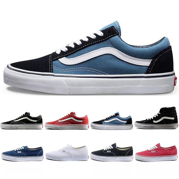 

New Arrival wans Classic Old Skool Canvas Mens Skateboard Designer Sports Running Shoes for Men Sneakers Women Casual Shoe Trainers 36-44