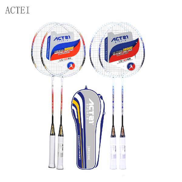 

actei br2260 iron alloy durable badminton racket game training racket