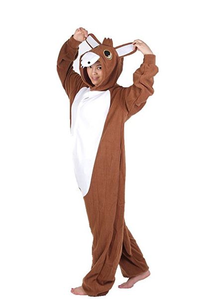 

animal cosplay costume donkey pajamas, Black