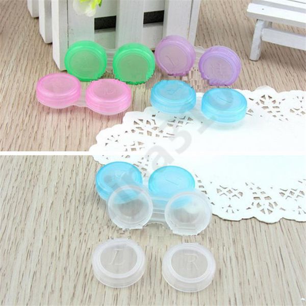 

color contact lenses case dual box double case lens soaking case make-up box 1000pcs t1i1023