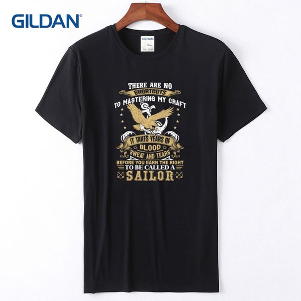 

tee shirt 2018 it takes years of blood and tear to ba a sailor mens low cut tees no pilling tshirts shopping online, White;black