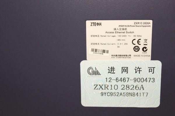 

100% оригинальные сетевые коммутаторы для zte zxr10 rs-2826a-ps-ac 24 poe