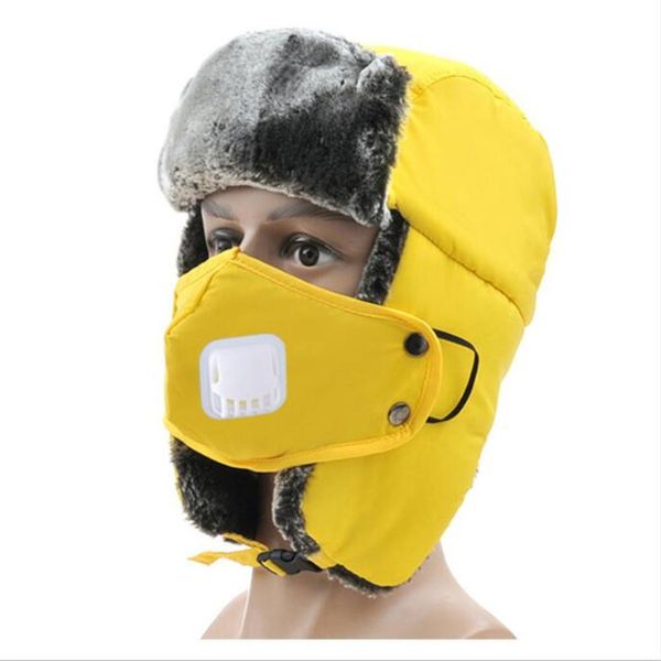 

mountchain 2018 новый унисекс взрослых / детей теплый хлопок-мягкий пешие прогулки cap hat мягкие ушанки дышащий рот маска для лица лыжная ш, Black;white