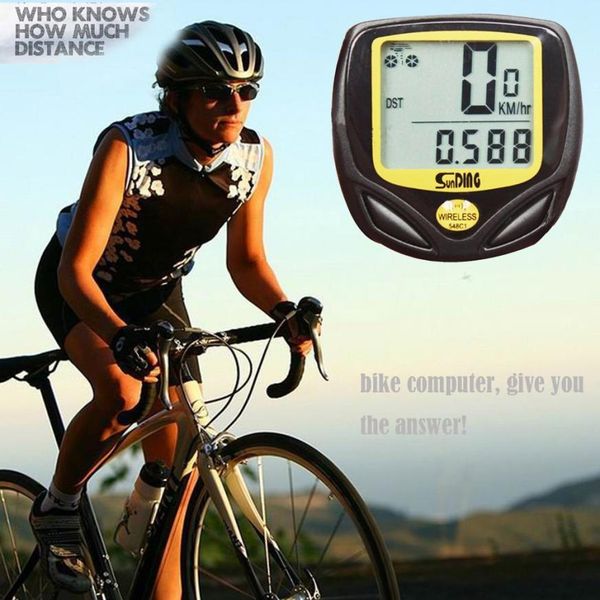 

5-m supwild fire# waterproof wireless lcd digital cycle bike computer bicycle speedometer odometer t*f