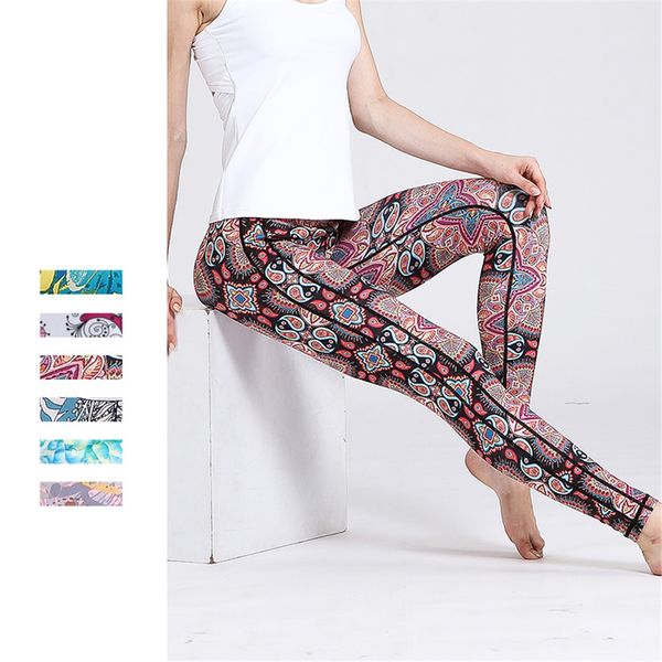 

new fashion yoga pants women high waist elastic yoga leggings pants waist fitness leggings women sport, White;red