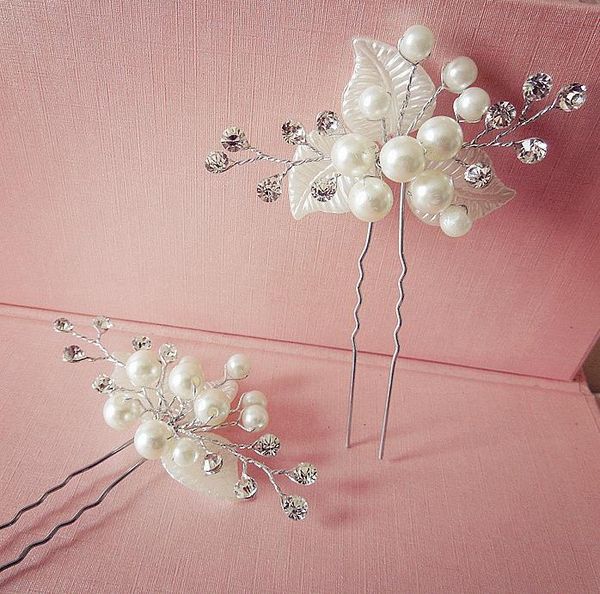 

невеста ручной работы жемчужина алмаз цветок волос шелк, Silver