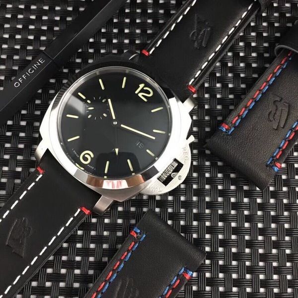 

Ram00441 leather belt automatic be t elling big 44 mm ca e fa hion new brand men watch tainle teel wri twatch men 039 watche