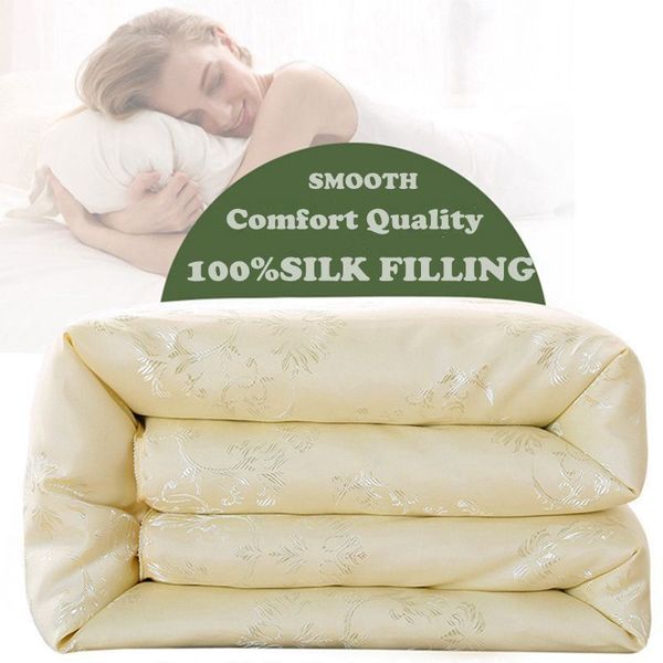 2019 Luxury Modern Hand Work Silk Comforter Chinese 100 Silk