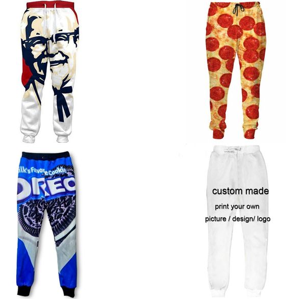 

New Fashion Couples Men Women Unisex Casual Pants Bacon Pizza 3D Print Joggers Sweatpants Cool Style CK5