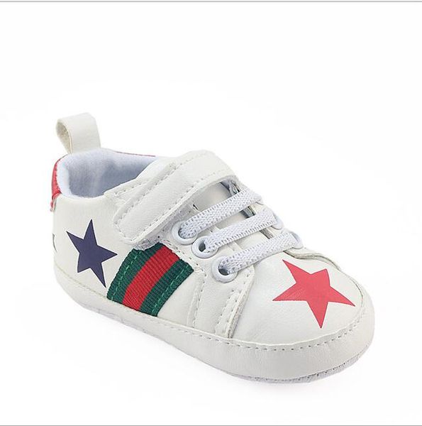 Großhandel Baby Jungen Mädchen Weiche Sohle Krippe Schuhe PU Krippe schuhe