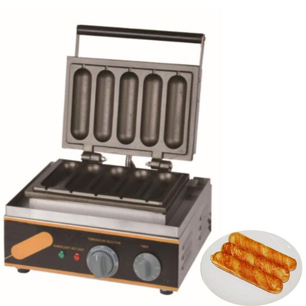 Kommerzieller Corn Dog Waffeleisen 220 V/110 V Elektrischer Corn Dog Maker, der Maschinen für die Lebensmittelverarbeitung herstellt