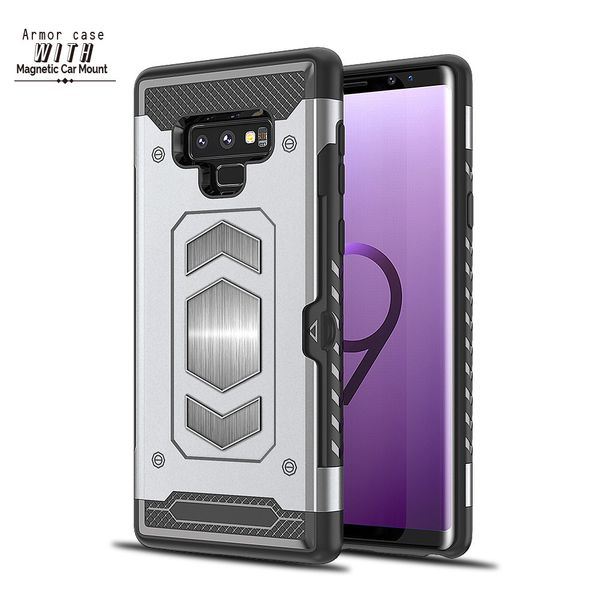 

for designer phone case slim dual layer wallet design magnetic car mount phone case for note 9 armor case