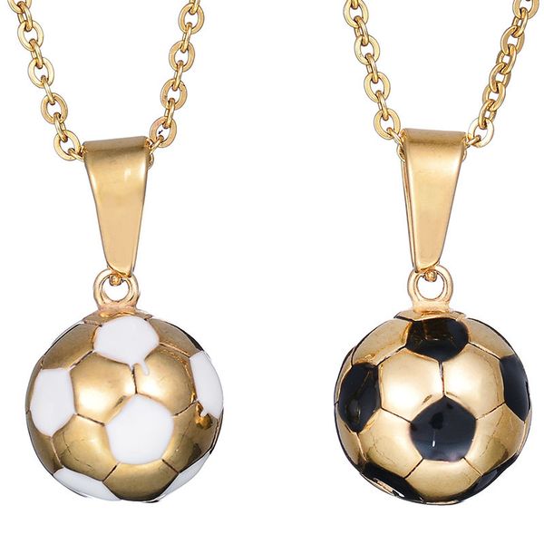 

best selling necklaces Titanium steel football styling men's sports necklaces fashion accessories