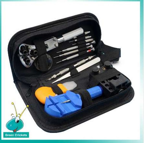 

watch tools 13pcs/lot watch repairing tool set kit,watch case battery opener link pins remover screwdrivers for watchmaker