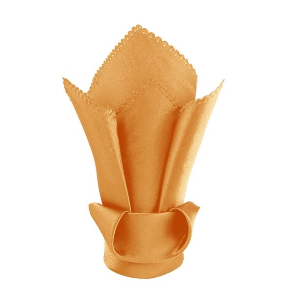 

aytai 10pcs 12 inch satin polyester wedding table napkins handkerchief 6 colors for restaurant dinner wedding banquet decoration