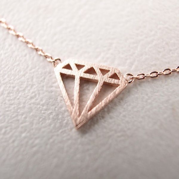 

2018 fashion geometrical shape gold flat imitation cute necklace pendant necklace for women gift wholesale, Silver
