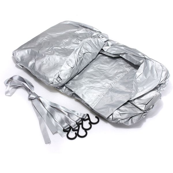 

водонепроницаемый открытый автомобиль верхняя крышка солнце дождь пыль снег защита серебряный m