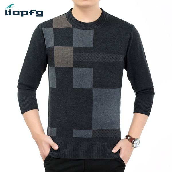 

men cardigan 2017 autumn winter sweater high-quality wool men round neck sweater variety colors leisure comfortable 61, White;black