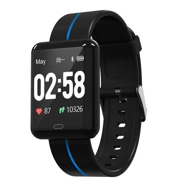 

yeli sports health bracelet, heart rate blood pressure monitor, remote care family and friends health data, custom dial background