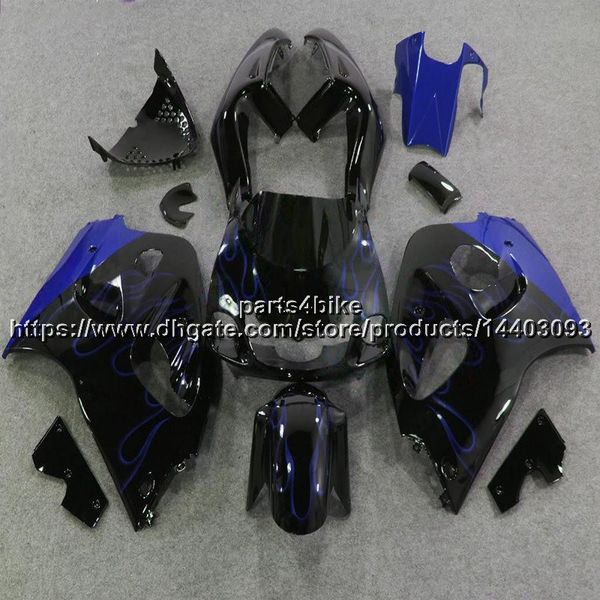 

5gift cu tom ab blue flame fairing for uzuki g x r600750 1996 1997 1998 1999 2000 g xr 600 750 bodywork motorcycle pla tic kit